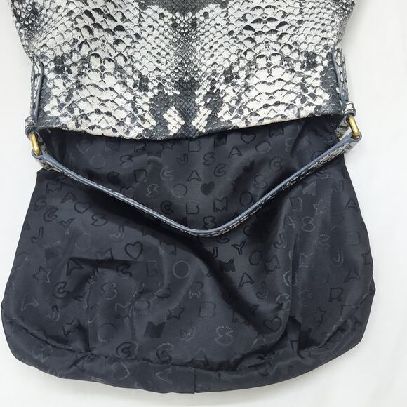 Marc By Marc Jacobs Hillier Snakeskin Embossed Shoulder Bag - Picture 12 of 16